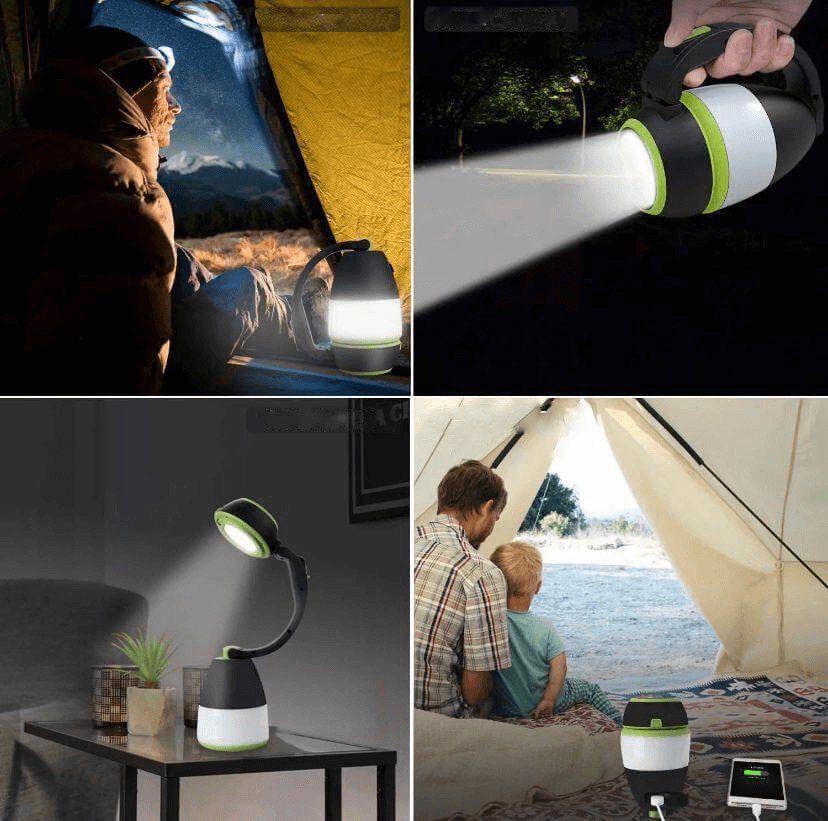 Lampe torche pour camping – Multifonction