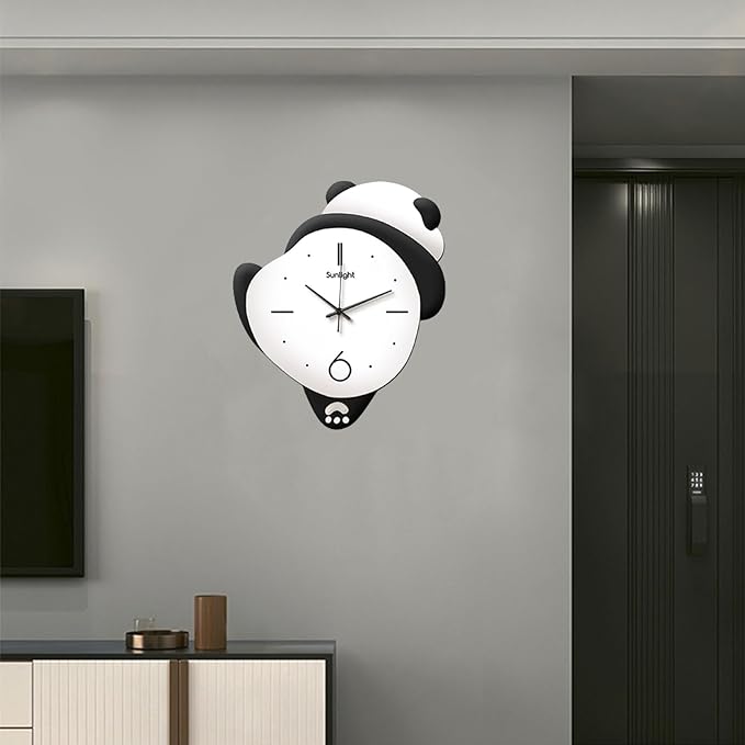 Horloge murale panda mignonne