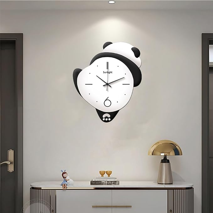 Horloge murale panda mignonne