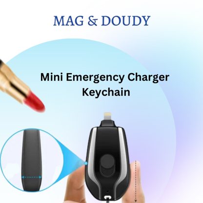 Mini Chargeur d'Urgence Porte-Clés