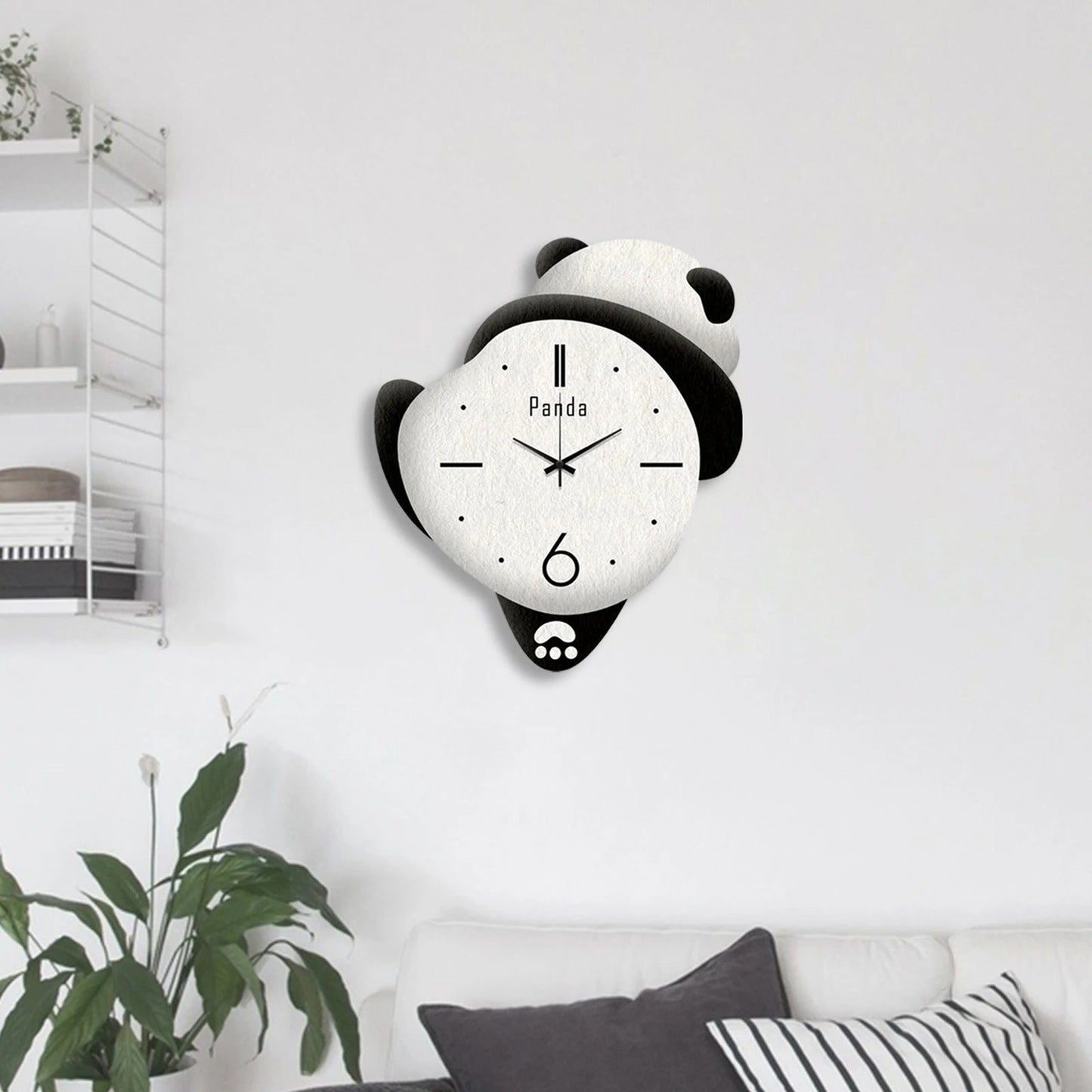 Horloge murale panda mignonne