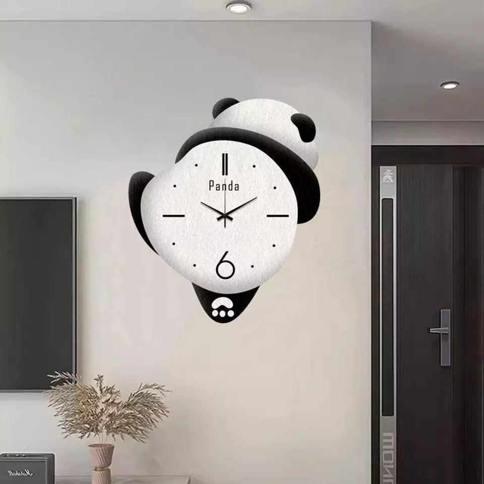 Horloge murale panda mignonne